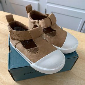 Toms - Joon - Size 6 Baby/Toddler - Tan Leather